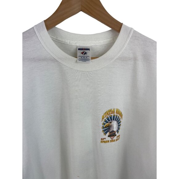 2008 Myrtle Beach 68th Motorcycle Bike Spring Rally Mens T-shirt Size XL *Flaw* - Picture 3 of 7